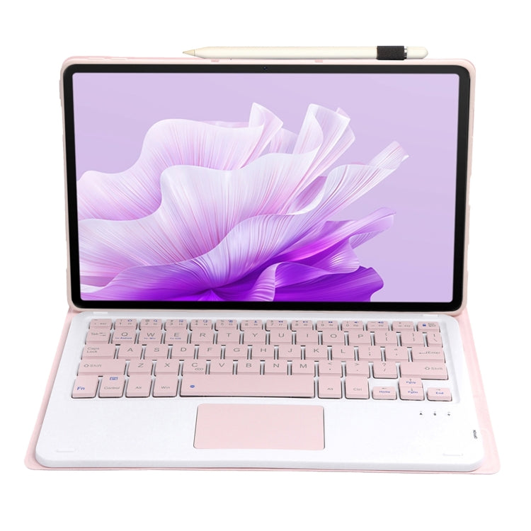 For Huawei MatePad 11.5 S 2024 AH20-A Ultra-thin Detachable Bluetooth Keyboard Leather Tablet Case with Touchpad
