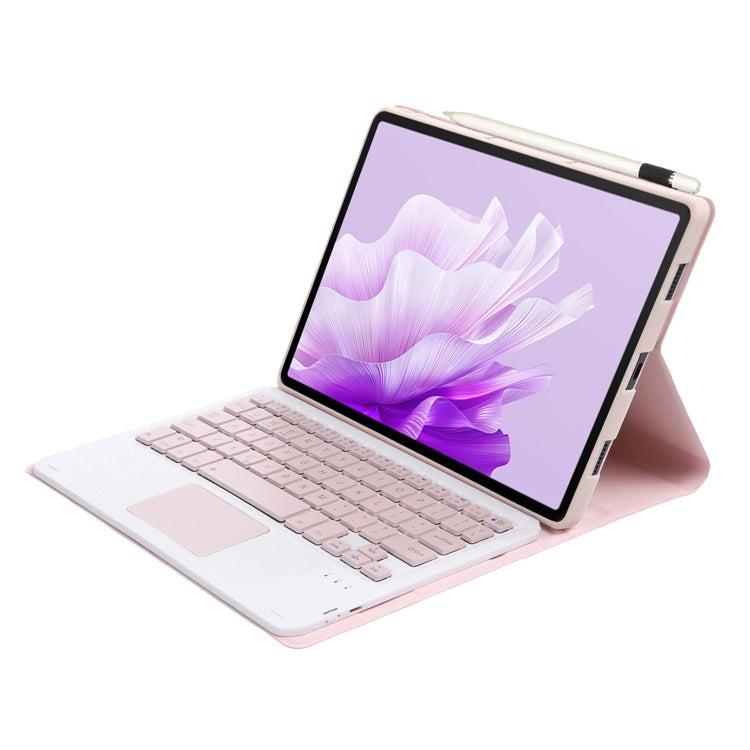 For Huawei MatePad 11.5 S 2024 AH20-A Ultra-thin Detachable Bluetooth Keyboard Leather Tablet Case with Touchpad