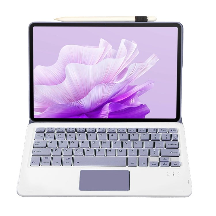 For Honor Pad X9 / X8 Pro 11.5 AH15-A Ultra-thin Detachable Bluetooth Keyboard Leather Tablet Case with Touchpad