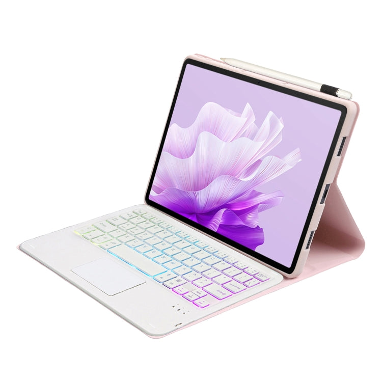 For Huawei MatePad 11.5 S 2024 AH20-AS Ultra-thin Detachable Backlight Bluetooth Keyboard Leather Tablet Case with Touchpad