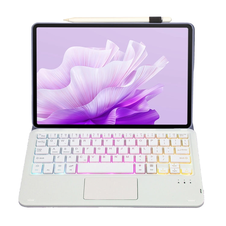 For Huawei MatePad 11.5 S 2024 AH20-AS Ultra-thin Detachable Backlight Bluetooth Keyboard Leather Tablet Case with Touchpad