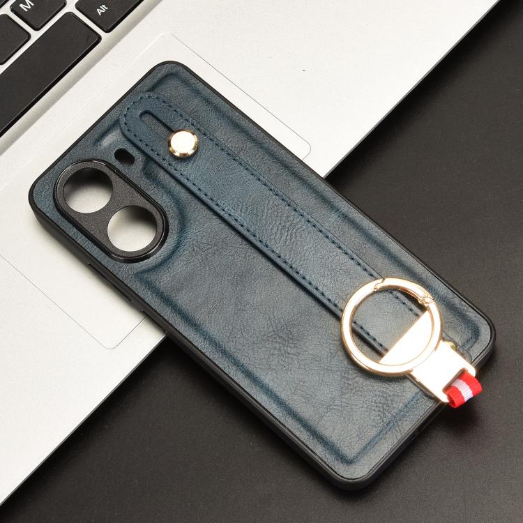For Xiaomi Poco X7 Pro 5G Wristband Leather Back Phone Case