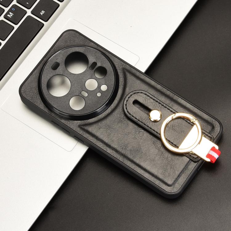 For Xiaomi 15 Ultra Wristband Leather Back Phone Case