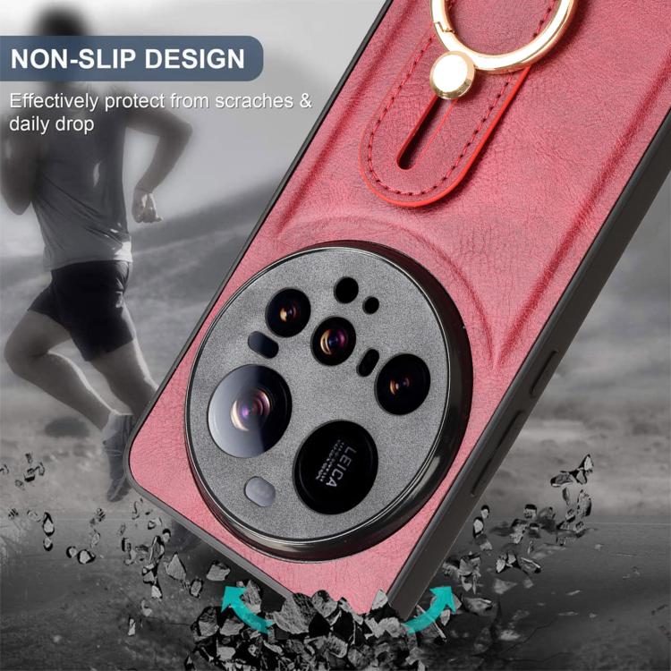 For Xiaomi 15 Ultra Wristband Leather Back Phone Case