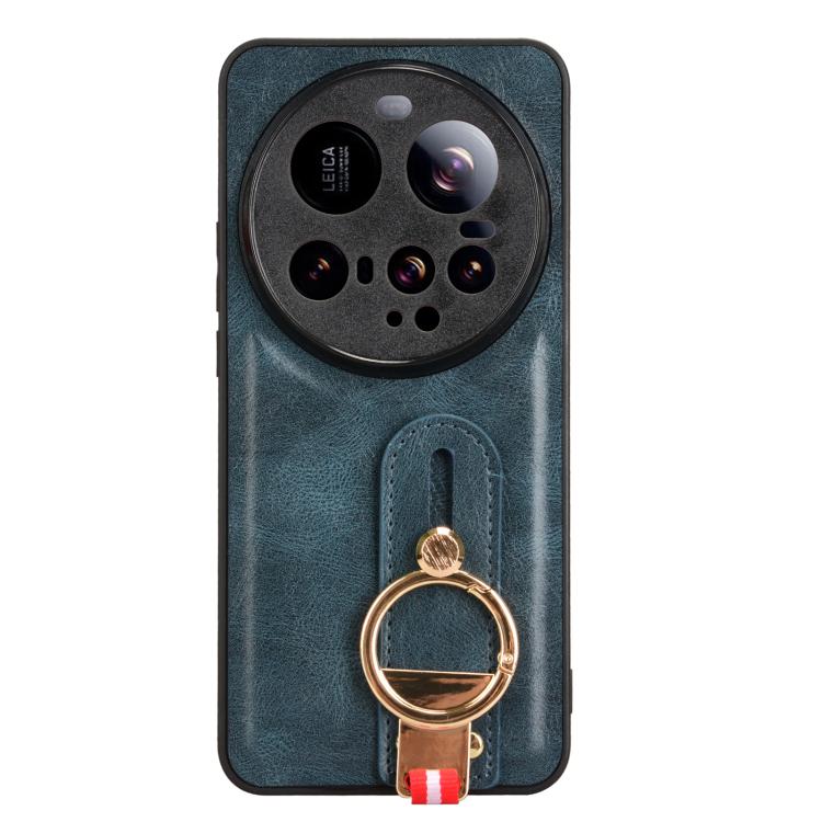 For Xiaomi 15 Ultra Wristband Leather Back Phone Case