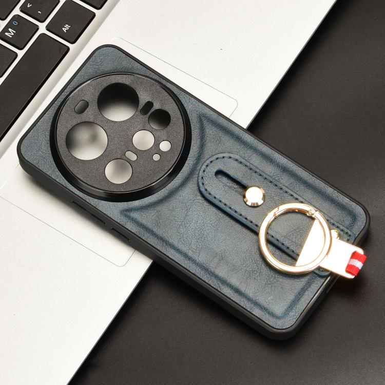 For Xiaomi 15 Ultra Wristband Leather Back Phone Case