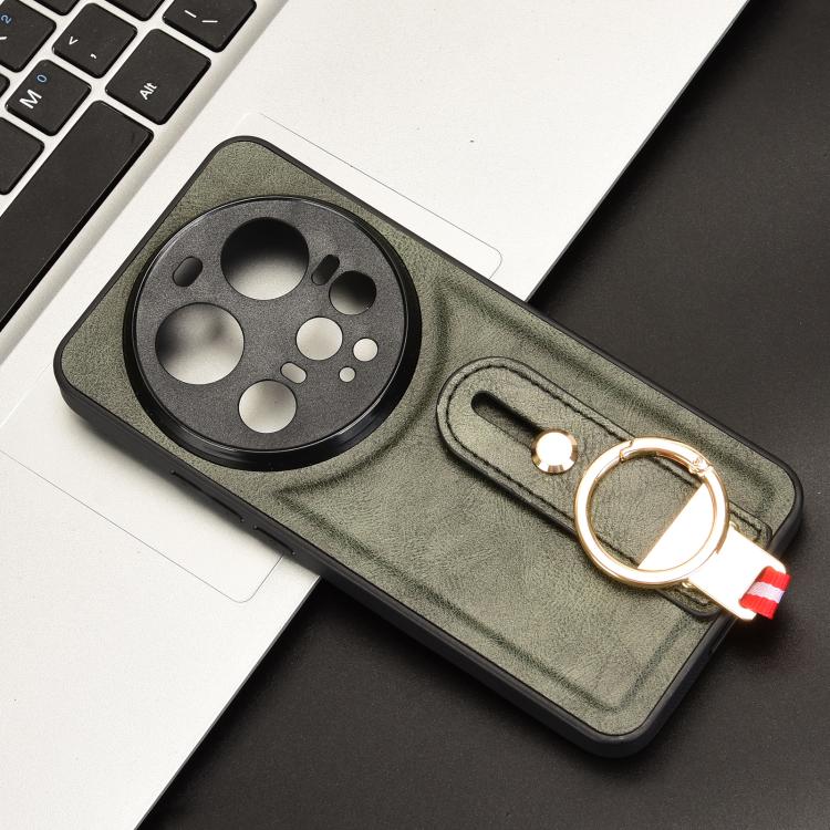 For Xiaomi 15 Ultra Wristband Leather Back Phone Case