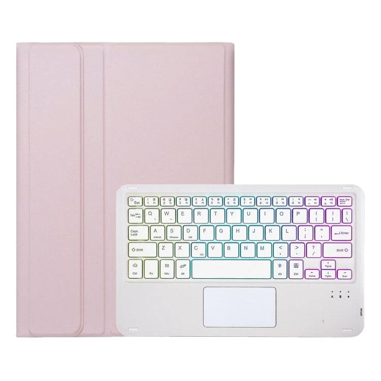 For Huawei MatePad SE 10.4 AH13-AS Ultra-thin Detachable Backlight Bluetooth Keyboard Leather Tablet Case with Touchpad