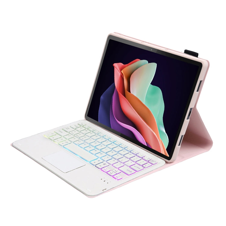 For Huawei MatePad SE 10.4 AH13-AS Ultra-thin Detachable Backlight Bluetooth Keyboard Leather Tablet Case with Touchpad