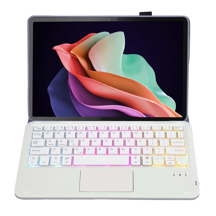 For Huawei MatePad SE 10.4 AH13-AS Ultra-thin Detachable Backlight Bluetooth Keyboard Leather Tablet Case with Touchpad