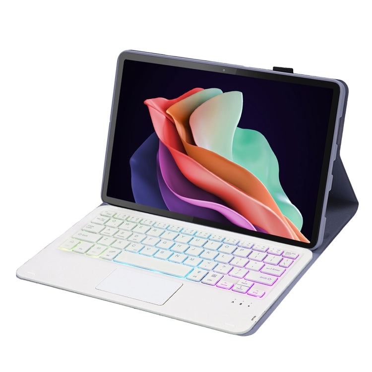 For Huawei MatePad SE 10.4 AH13-AS Ultra-thin Detachable Backlight Bluetooth Keyboard Leather Tablet Case with Touchpad