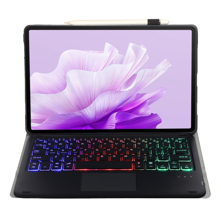 For Honor Pad X9 / X8 Pro 11.5 AH15-AS Ultra-thin Detachable Backlight Bluetooth Keyboard Leather Tablet Case with Touchpad