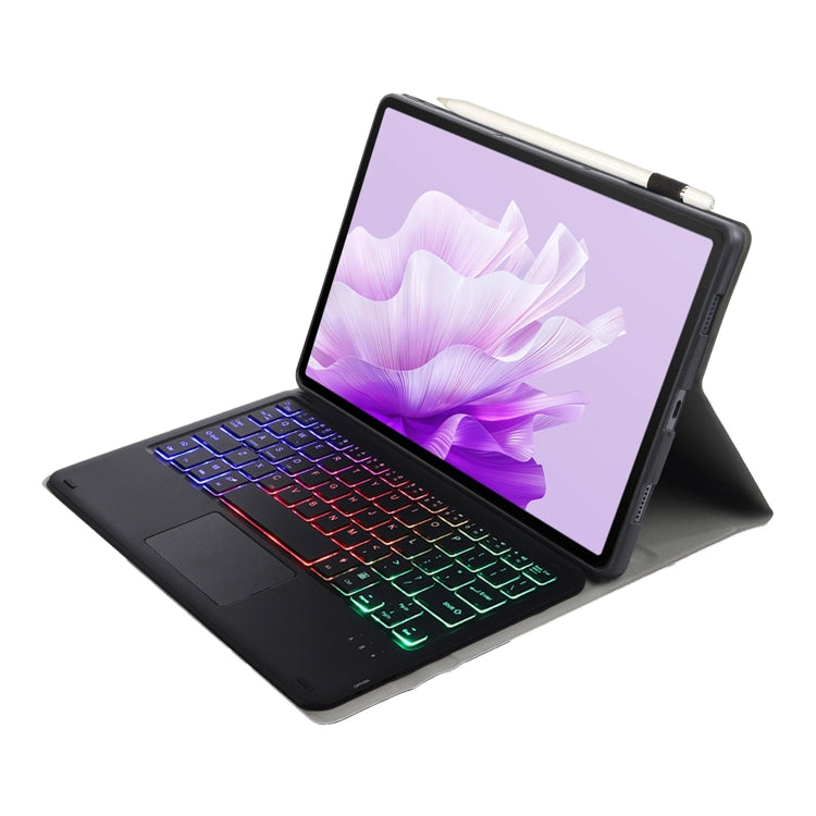 For Honor Pad X9 / X8 Pro 11.5 AH15-AS Ultra-thin Detachable Backlight Bluetooth Keyboard Leather Tablet Case with Touchpad