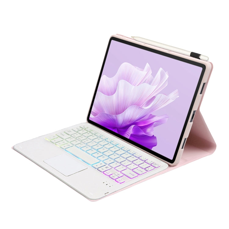 For Honor Pad X9 / X8 Pro 11.5 AH15-AS Ultra-thin Detachable Backlight Bluetooth Keyboard Leather Tablet Case with Touchpad