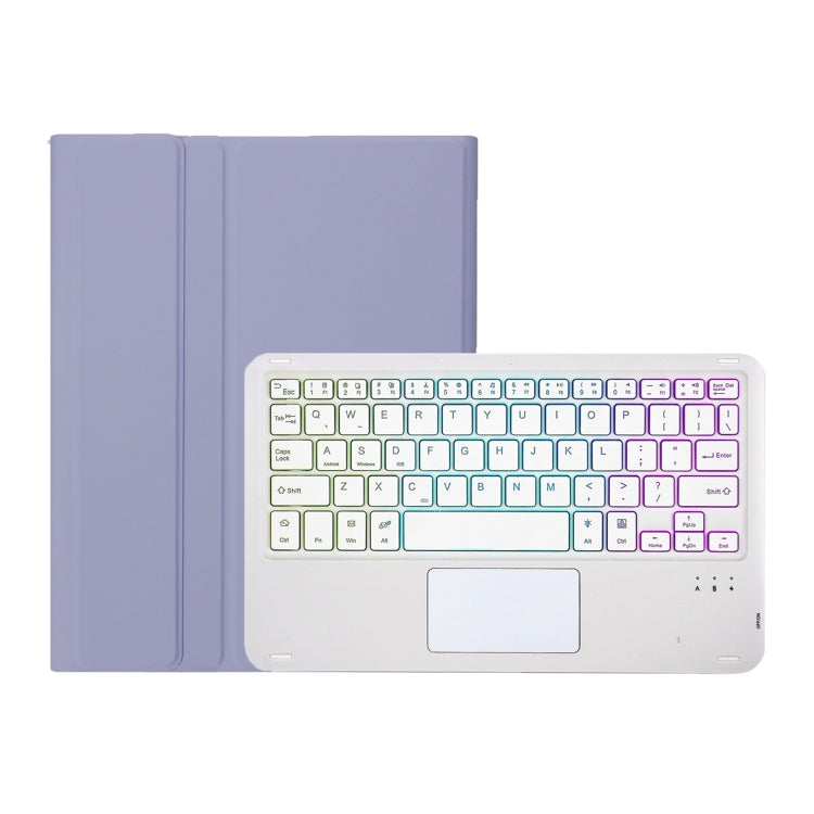 For Honor Pad X9 / X8 Pro 11.5 AH15-AS Ultra-thin Detachable Backlight Bluetooth Keyboard Leather Tablet Case with Touchpad