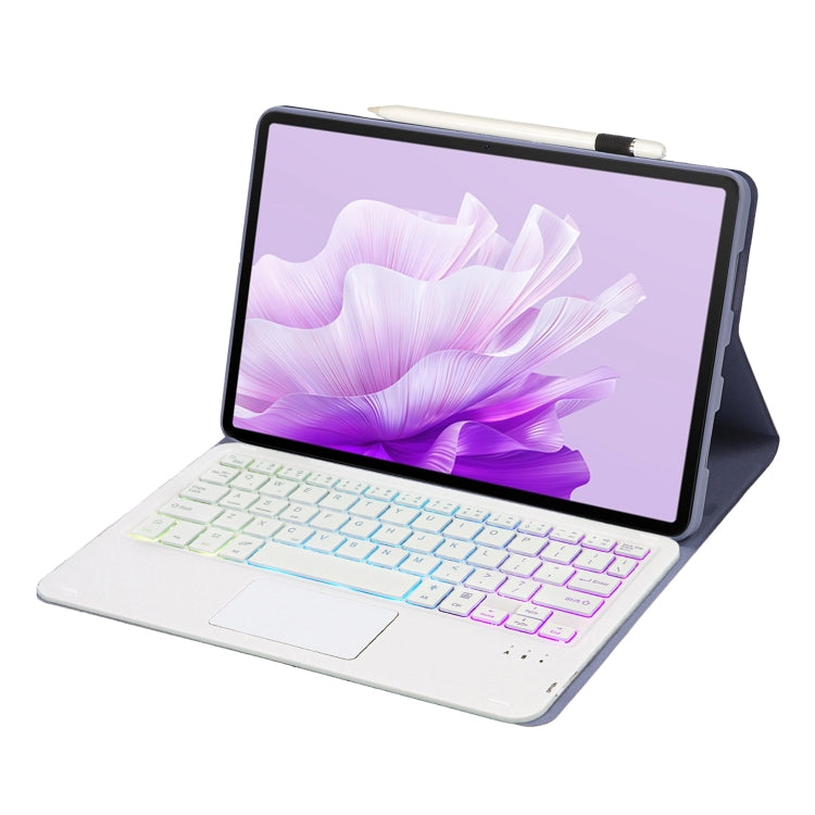 For Honor Pad X9 / X8 Pro 11.5 AH15-AS Ultra-thin Detachable Backlight Bluetooth Keyboard Leather Tablet Case with Touchpad