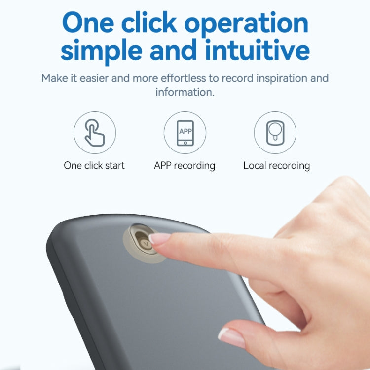 A1A Strong Magnetic Mobile Call Voice Recorder APP Recording Version, Memory:32GB - Black