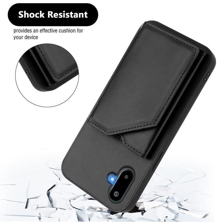 For Samsung Galaxy M06 5G / F06 5G Skin Feel Four Card Slots Phone Case with Wrist Strap