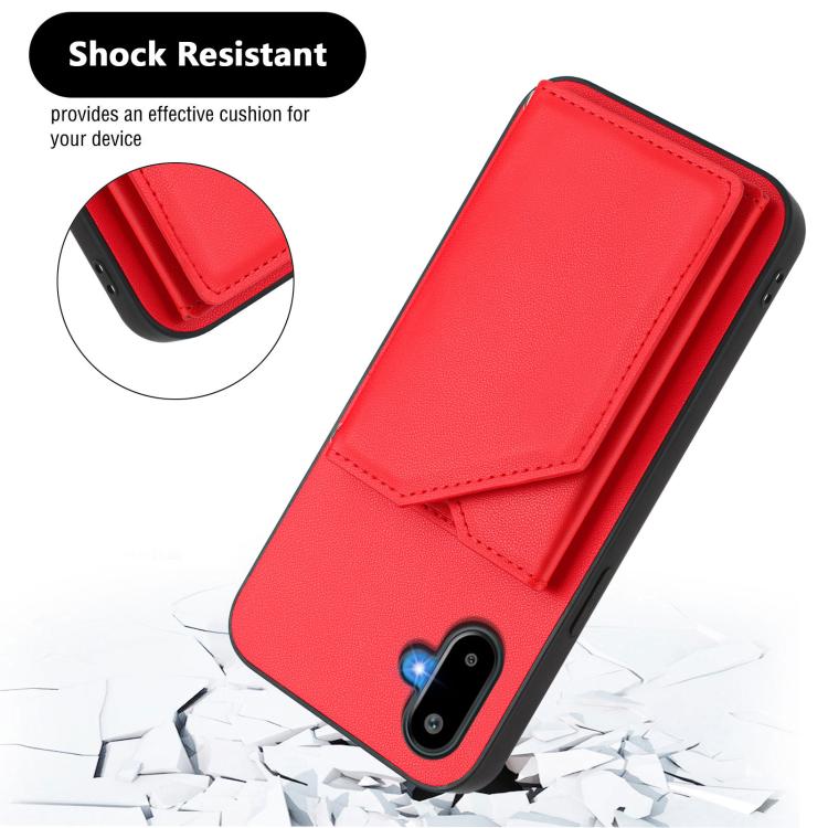 For Samsung Galaxy M06 5G / F06 5G Skin Feel Four Card Slots Phone Case with Wrist Strap