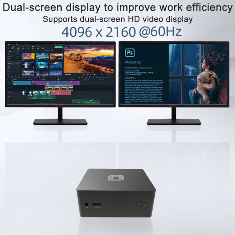 Jumper N305Hi Mini PC, Intel Alder Lake-N i3-N305 Octa-core 3.8GHz, RAM: 16GB, ROM: 512GB - EU Plug