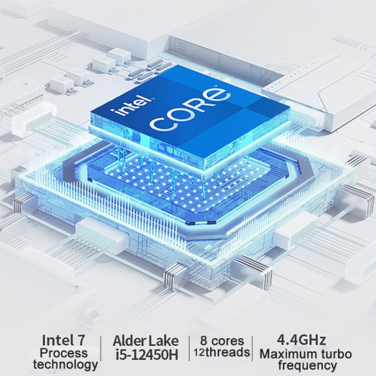 Jumper i5H Mini PC, Intel Alder Lake-N i5-12450H Octa-core 4.4GHz, RAM: 16GB, ROM: 512GB - EU Plug