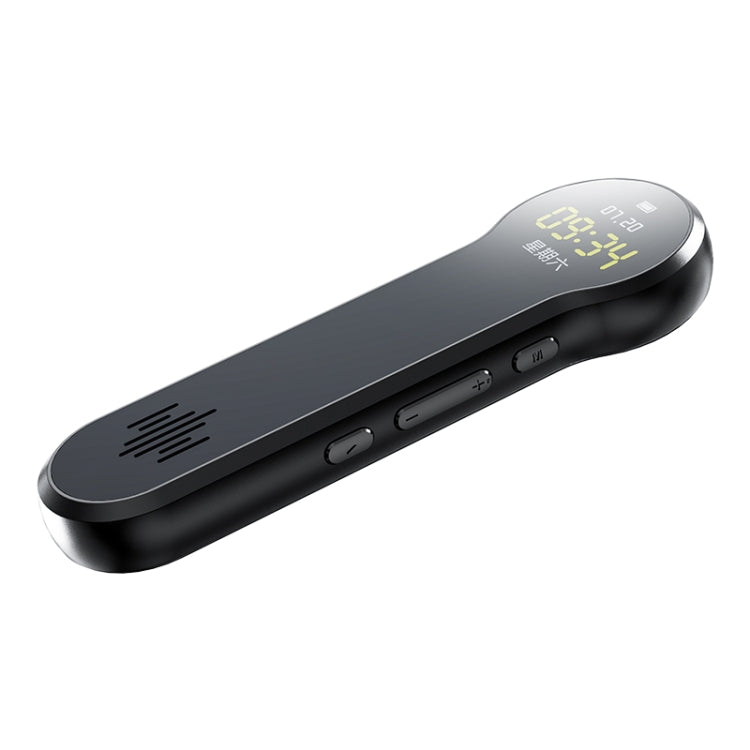 Q98 1 inch Color Screen HD Noise Reduction Voice Recording Pen, Memory:4GB - Black