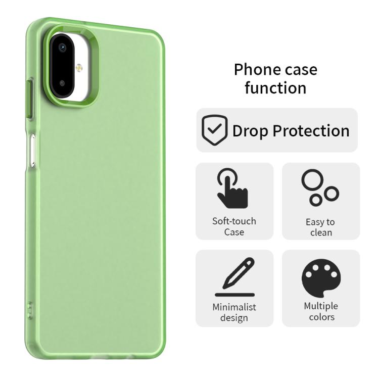 For Samsung Galaxy F06 5G / M06 5G Candy PC Hybrid TPU Shockproof Phone Case
