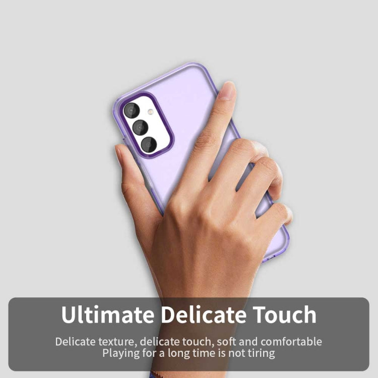 For Samsung Galaxy M35 5G Candy PC Hybrid TPU Shockproof Phone Case