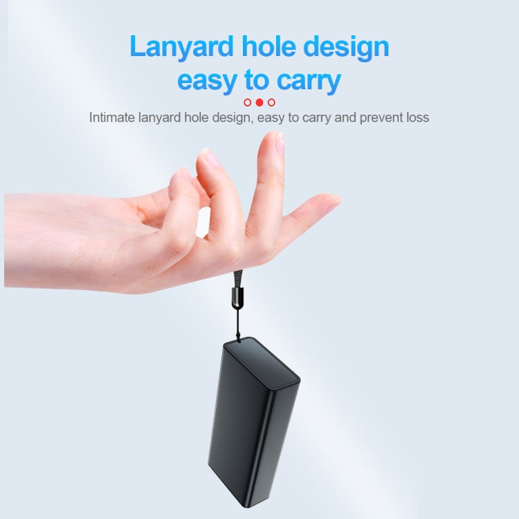 Q65 Long-lasting Magnetic Intelligent Voice Recording Pen, Memory:32GB - Black