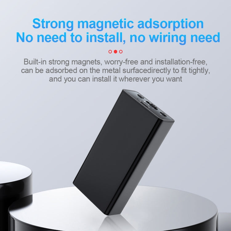 Q65 Long-lasting Magnetic Intelligent Voice Recording Pen, Memory:64GB - Black