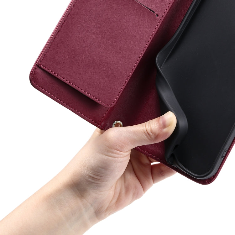 For Sony Xperia 1 IV Ring Buckle Rhombic Leather Phone Case