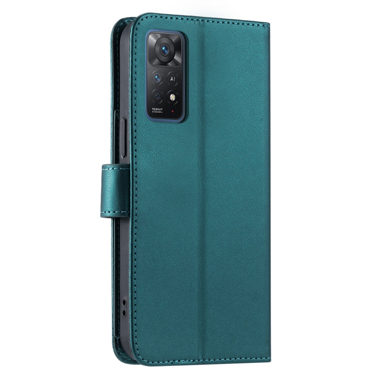 For Redmi Note 11 Pro 4G / 5G Global Ring Buckle Rhombic Leather Phone Case
