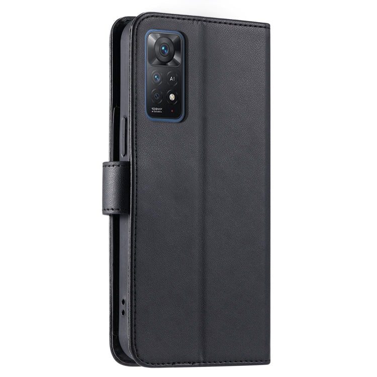 For Redmi Note 12 Pro 4G Global Ring Buckle Rhombic Leather Phone Case
