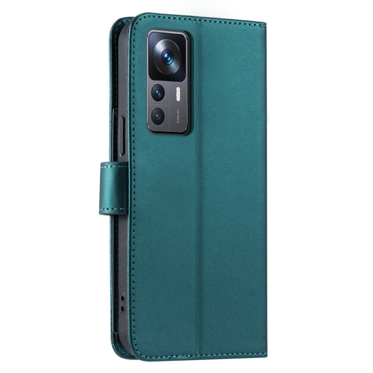 For Redmi K50 Ultra Ring Buckle Rhombic Leather Phone Case