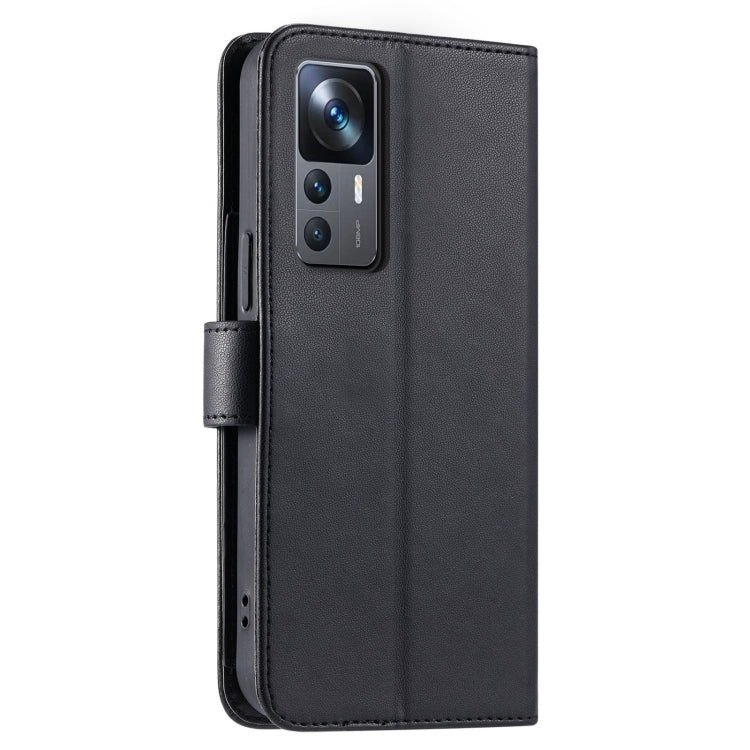 For Redmi K50 Ultra Ring Buckle Rhombic Leather Phone Case
