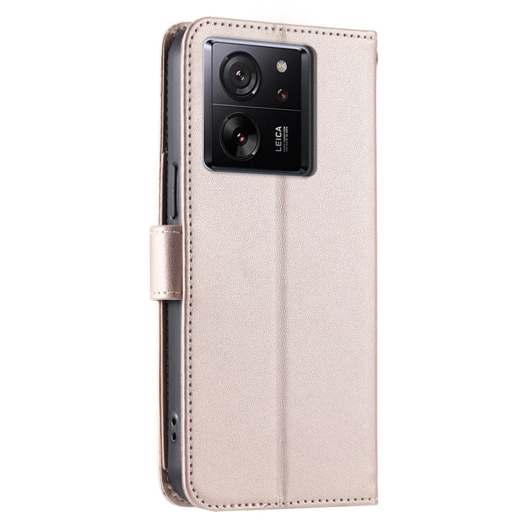 For Redmi K60 Ultra Ring Buckle Rhombic Leather Phone Case