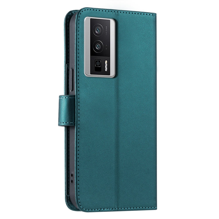 For Redmi K60 / K60 Pro Ring Buckle Rhombic Leather Phone Case