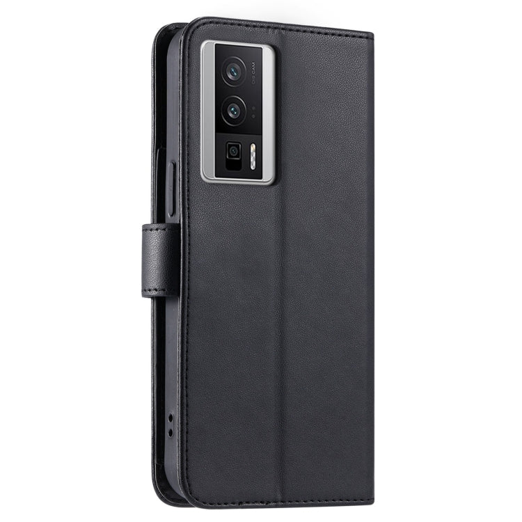 For Redmi K60 / K60 Pro Ring Buckle Rhombic Leather Phone Case