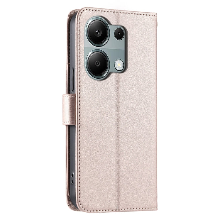 For Redmi Note 13 Pro 4G Ring Buckle Rhombic Leather Phone Case