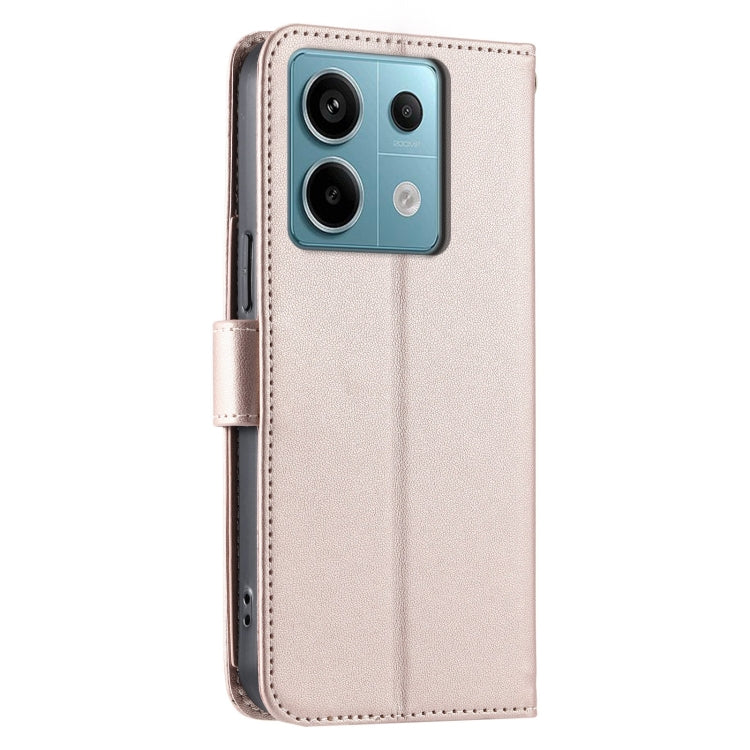 For Redmi Note 13 Pro 5G Ring Buckle Rhombic Leather Phone Case