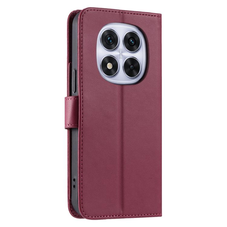 For Redmi Note 14 Pro 5G / 14 Pro+ 5G Ring Buckle Rhombic Leather Phone Case