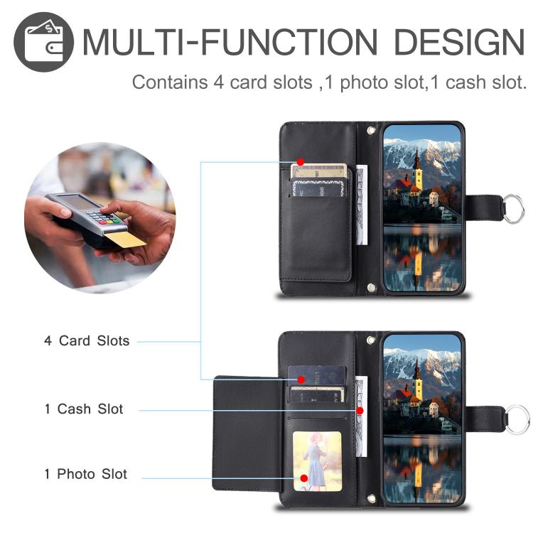 For Redmi Note 14 Pro 4G Global Ring Buckle Rhombic Leather Phone Case