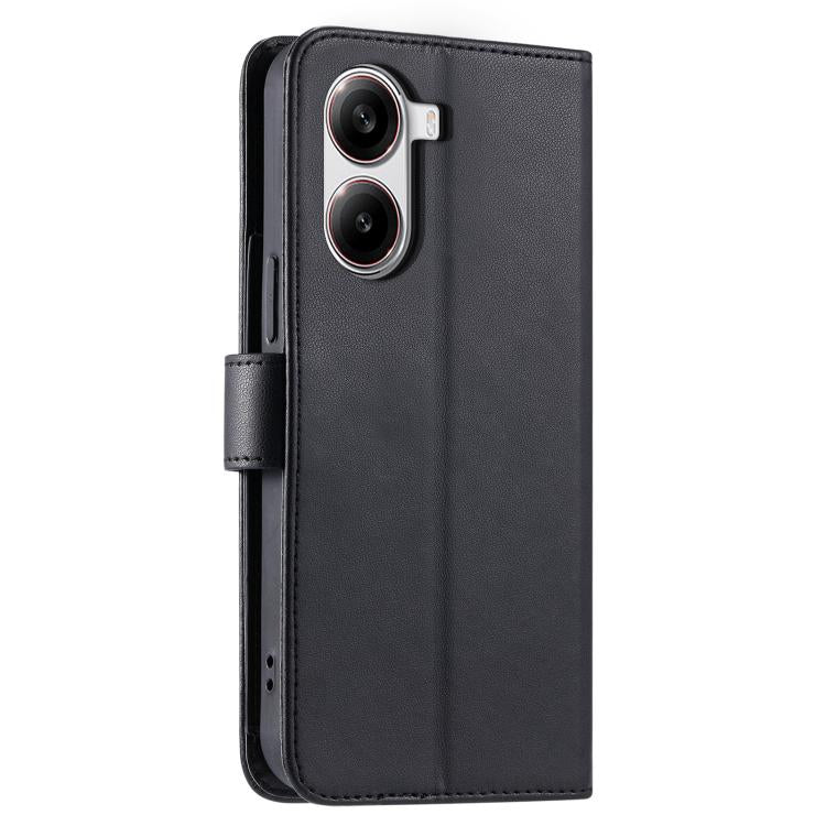 For Redmi Turbo 4 5G / Poco X7 Pro 5G Ring Buckle Rhombic Leather Phone Case