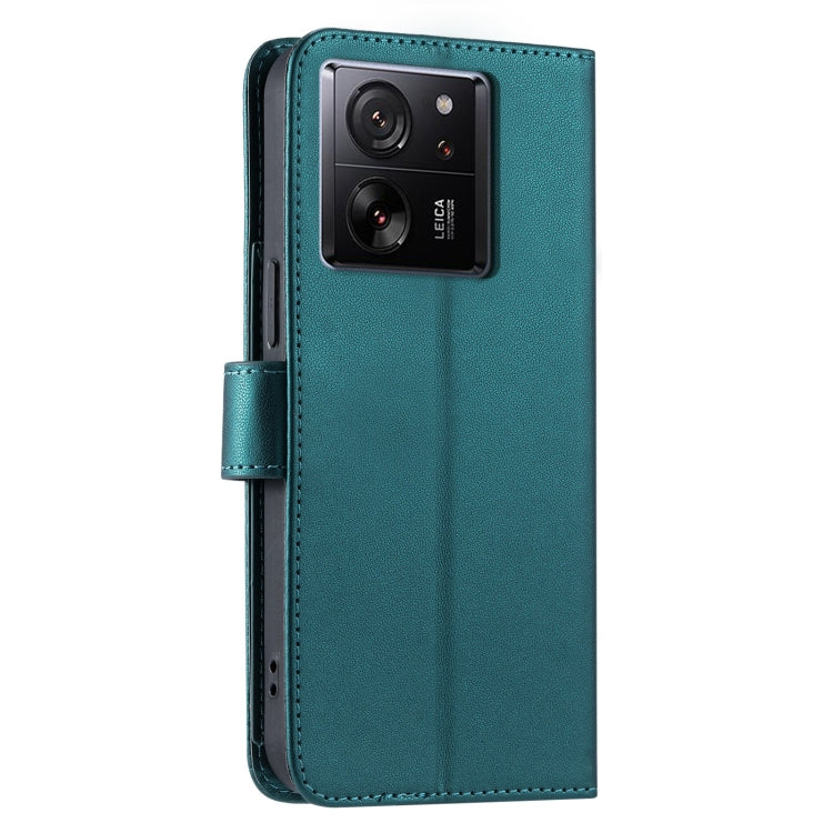 For Xiaomi 13T / 13T Pro Ring Buckle Rhombic Leather Phone Case