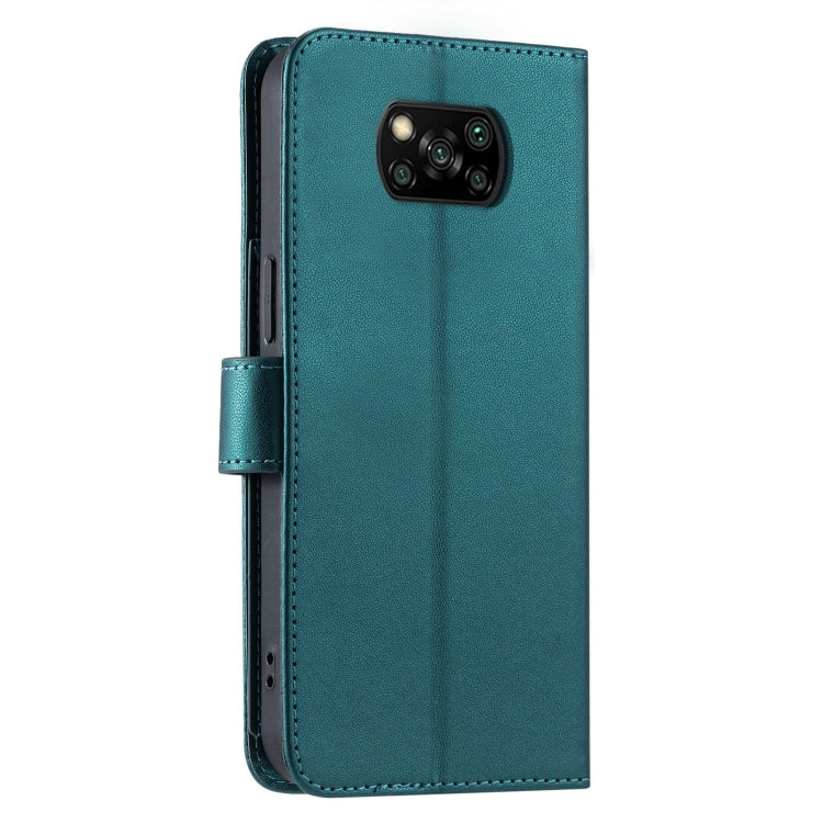 For Xiaomi Poco X3 / X3 NFC / X3 Pro Ring Buckle Rhombic Leather Phone Case