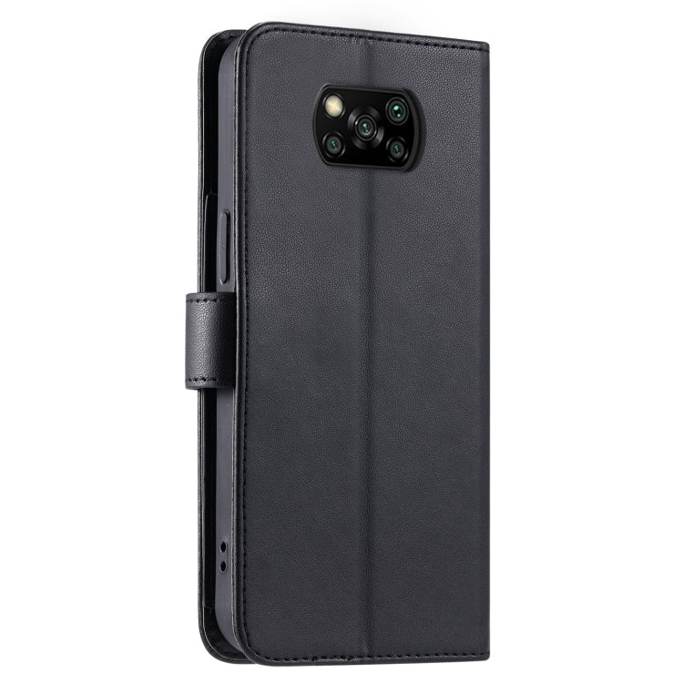 For Xiaomi Poco X3 / X3 NFC / X3 Pro Ring Buckle Rhombic Leather Phone Case