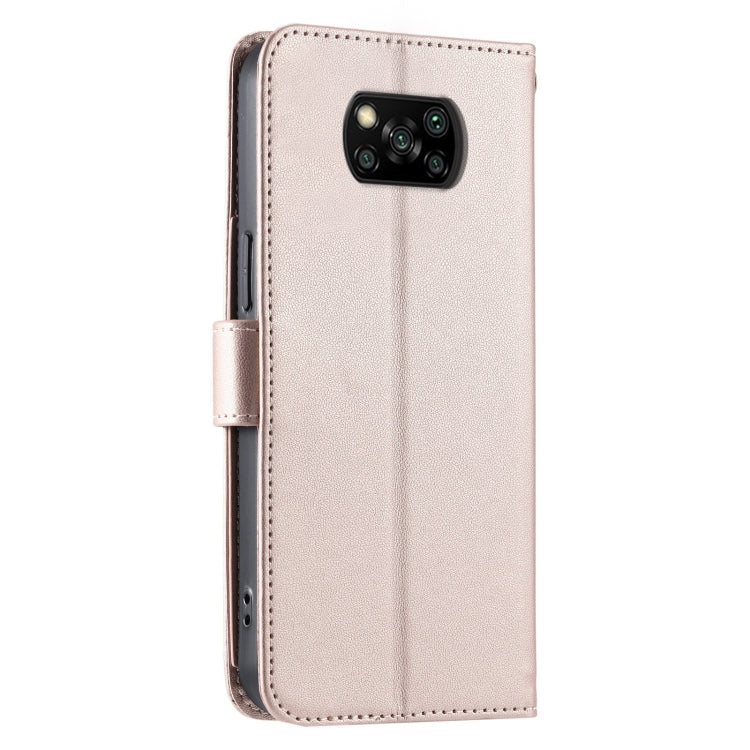 For Xiaomi Poco X3 / X3 NFC / X3 Pro Ring Buckle Rhombic Leather Phone Case