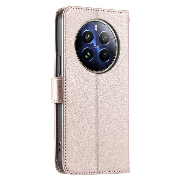 For Realme Narzo 70 Pro 5G India Ring Buckle Rhombic Leather Phone Case