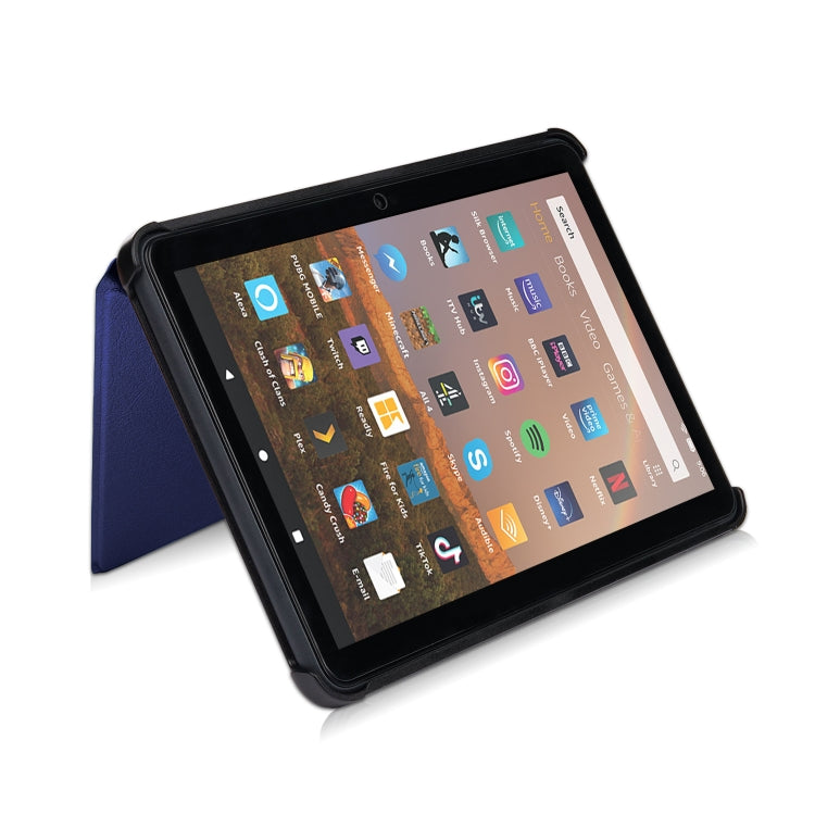 For Amazon Fire HD 8 (2020) Transformers Style Horizontal Flip Leather Case with Holder & Sleep / Wake-up Function