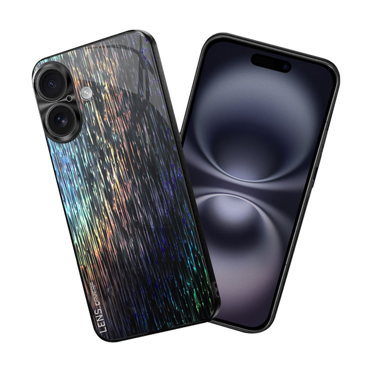 For iPhone 16 Colorful Ultra-thin Shockproof Phone Case